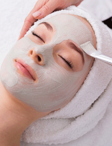 facial with mask